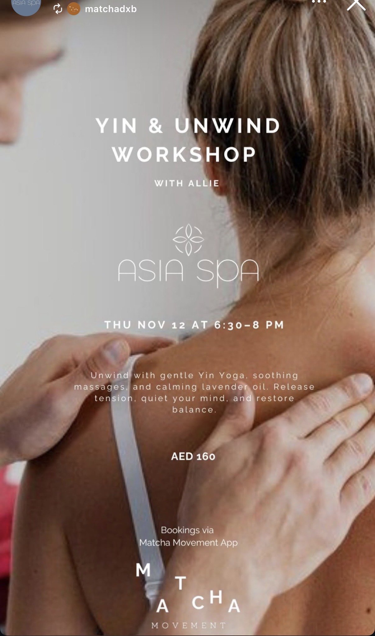 Asia Spa — совместный воркшоп с Matcha Movement
