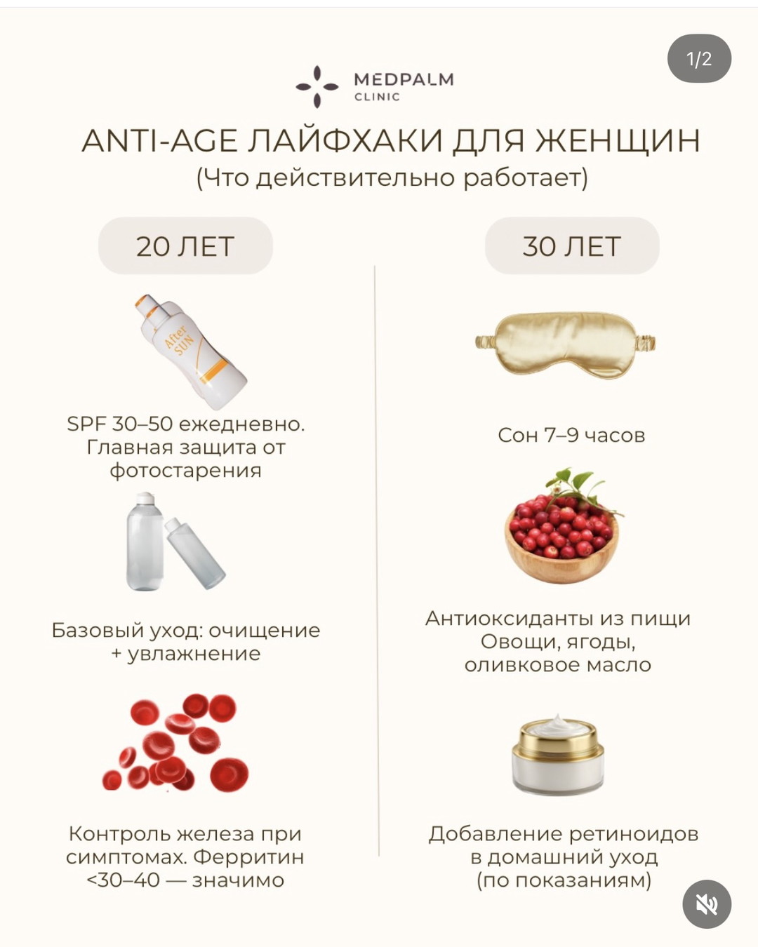 Карусель: anti-age лайфхаки по возрастам