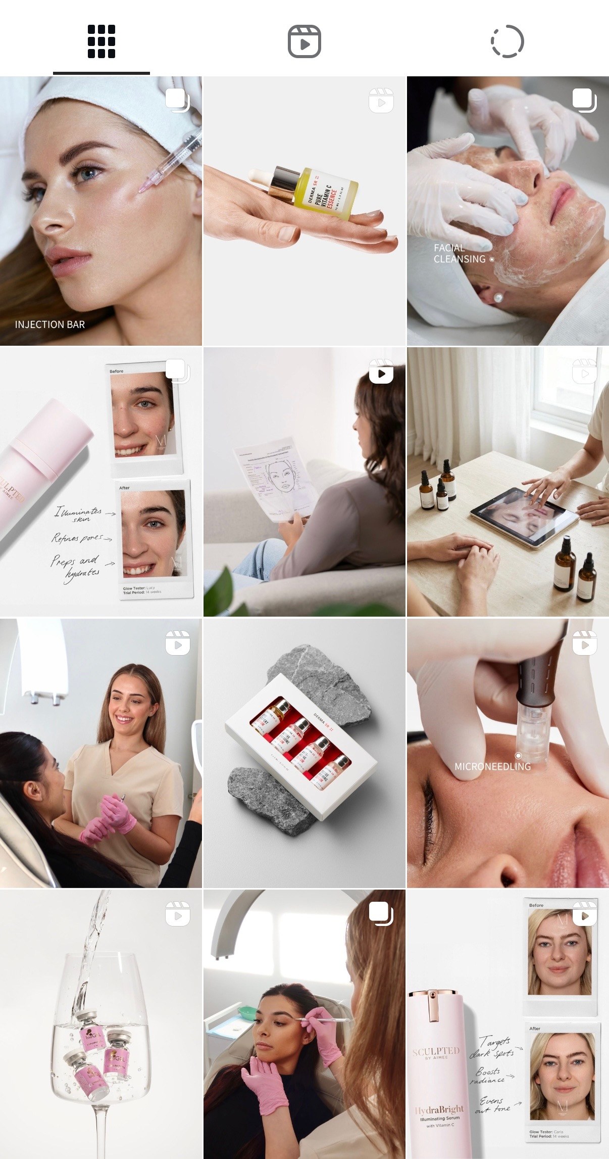 MA Cosmetology Studio — лента аккаунта