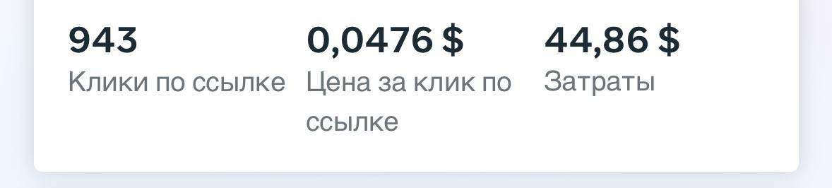Wild Pixel — кампания 2: 943 клика по $0,0476
